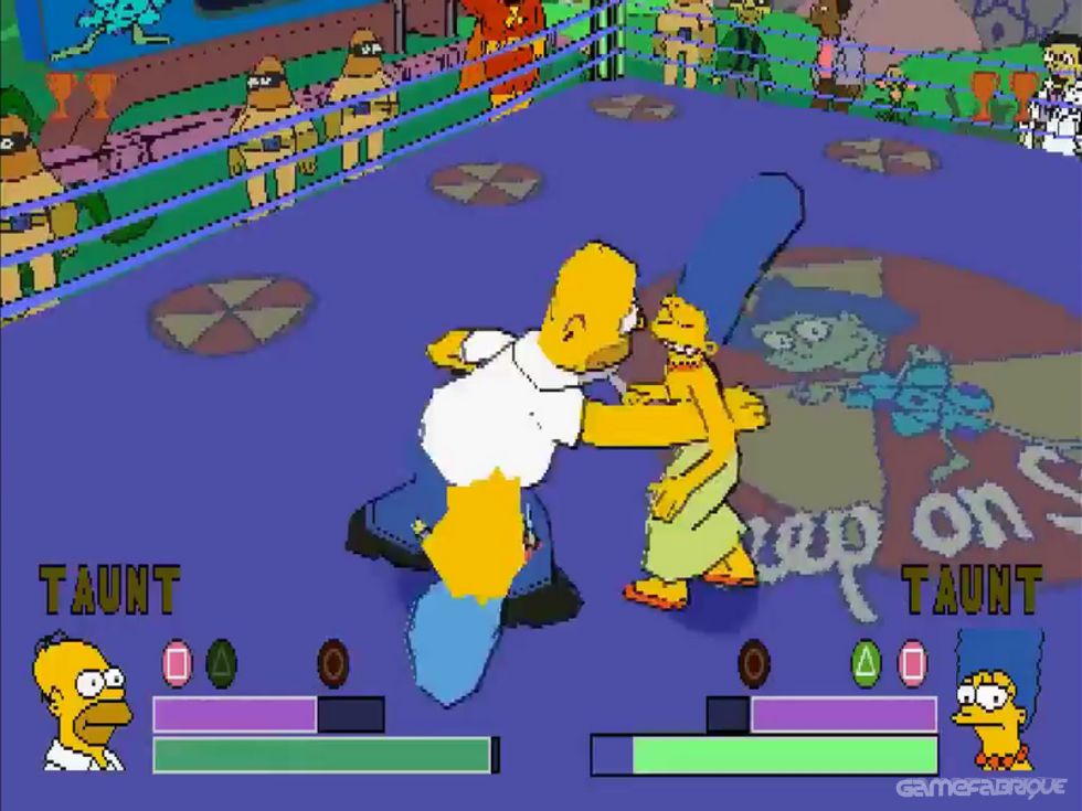The Simpsons Wrestling