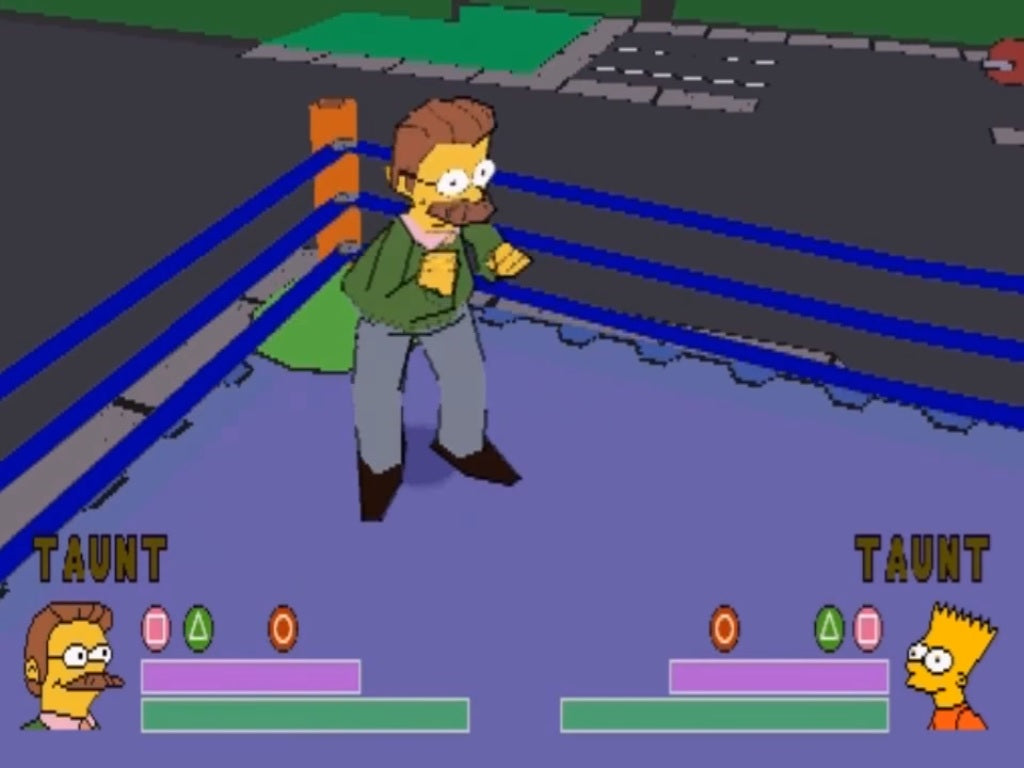 The Simpsons Wrestling