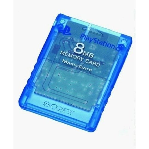 Official PlayStation 2 Blue Memory Card 8MB