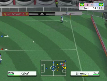 لعبة برو إيفوليوشن سوكر 4 (Winning Eleven 8)